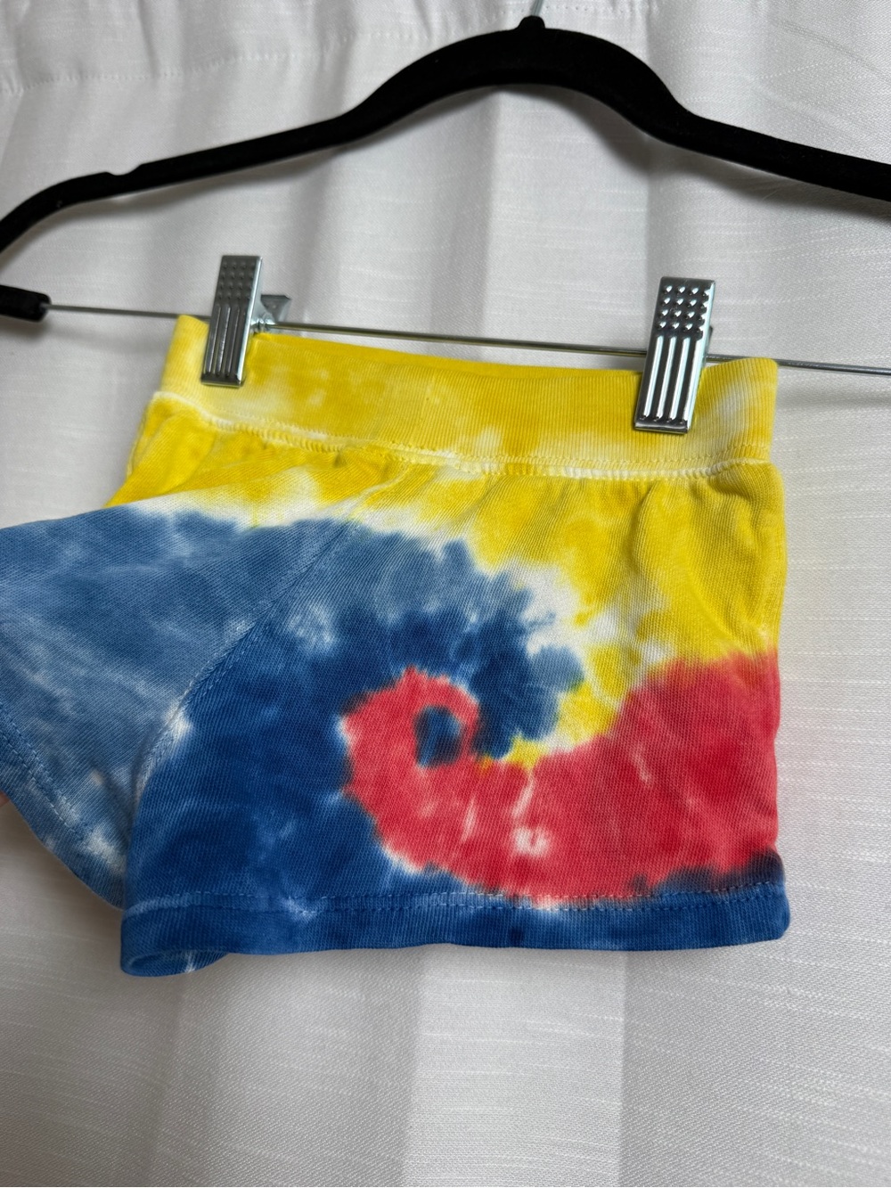 Ralph Lauren Polo Tie Dye Baby Shorts Multicolor Logo Sweat Shorts | Size 9M - Picture 11 of 14